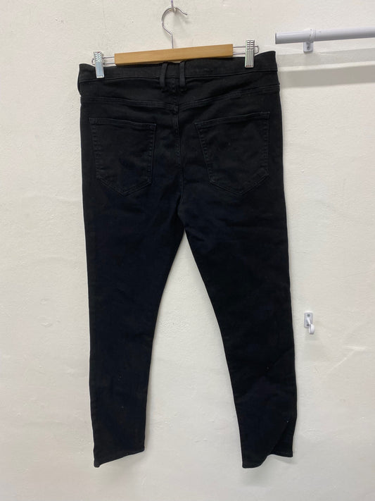 Fabulous River island Jeans W32” short tapered slim Black casual SL001