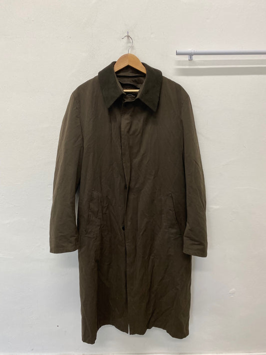 Fabulous Bugatti Overcoat 42R Olive Brown raincoat classic JP001