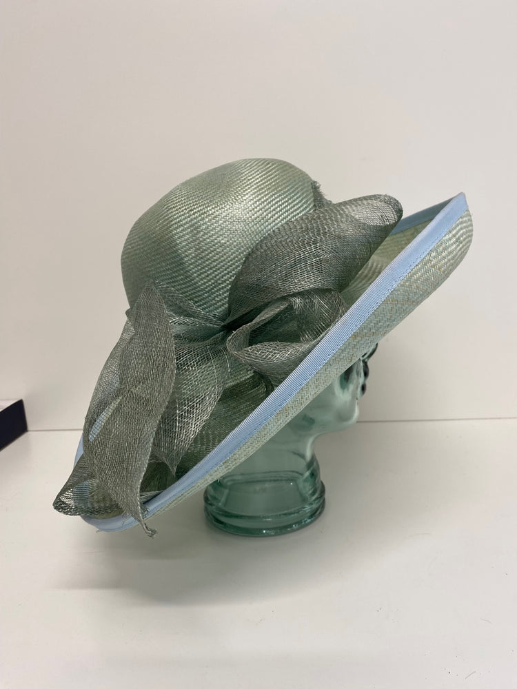 Fabulous Jacques Vert Occasion Hat One size Mint Green race Day weddings SI002