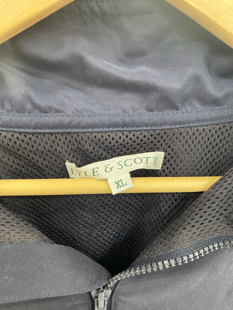 Classic Lyle & Scott Pullover Jacket UK XL Navy KM001