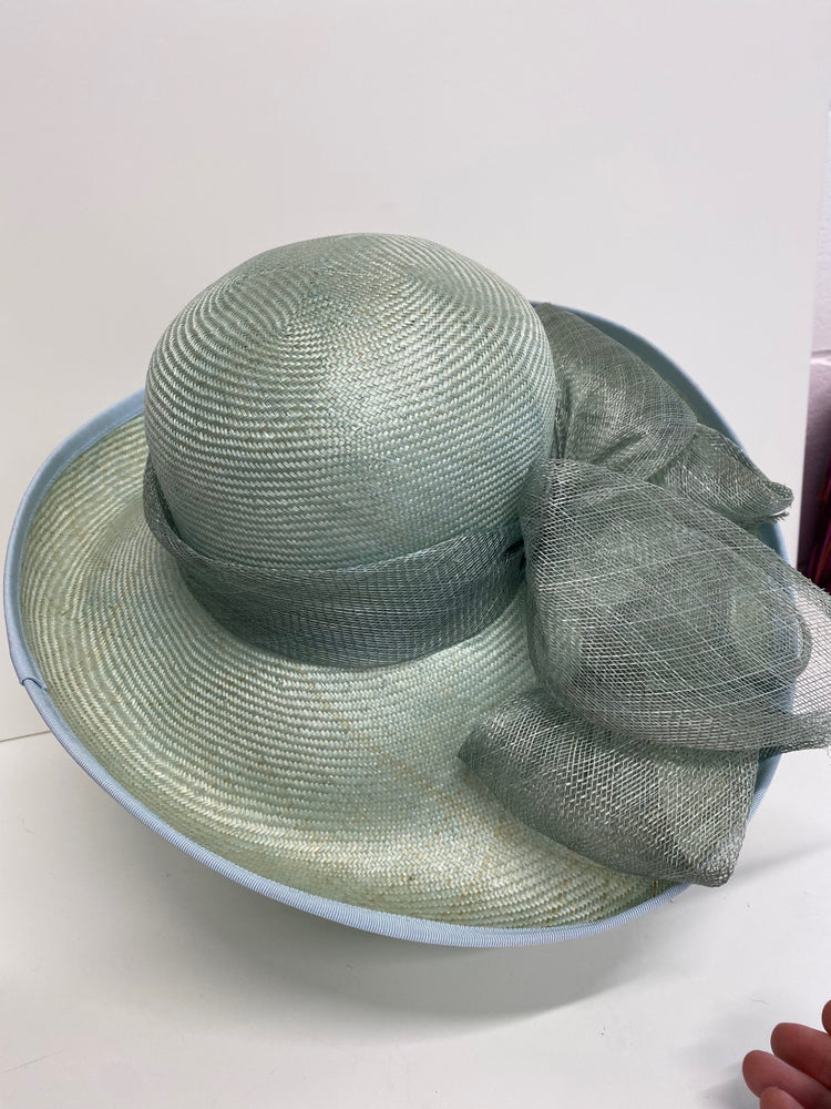 Fabulous Jacques Vert Occasion Hat One size Mint Green race Day weddings SI002