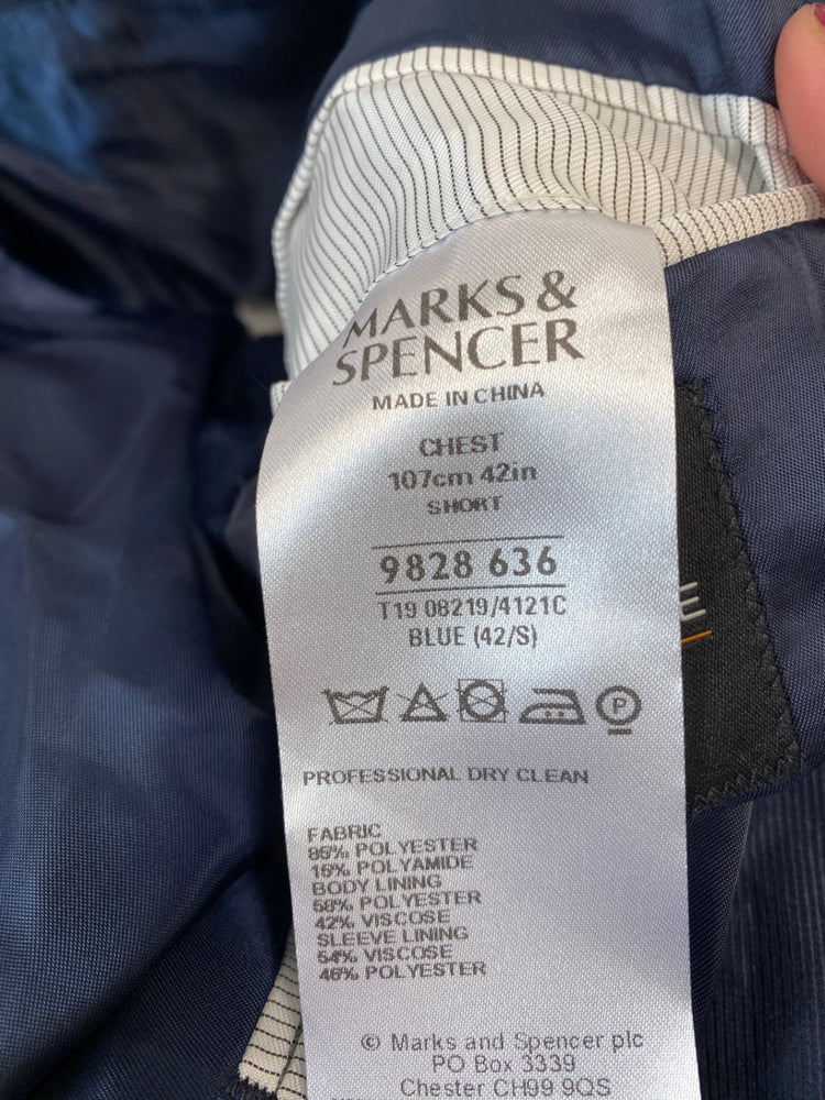 Fabulous Marks & Spencers Blazer 42R Navy Blue Race Days formal LC