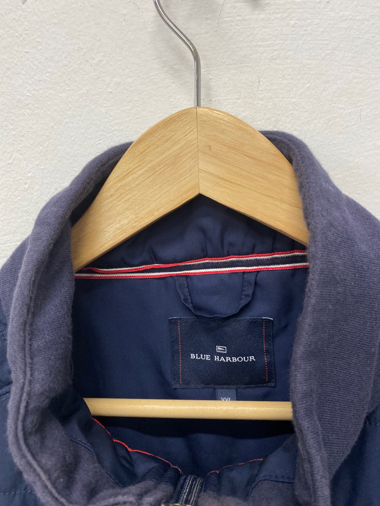 Fabulous Blue Harbour for M&S Casual Jacket UK XXL Navy Blue Golf SL001