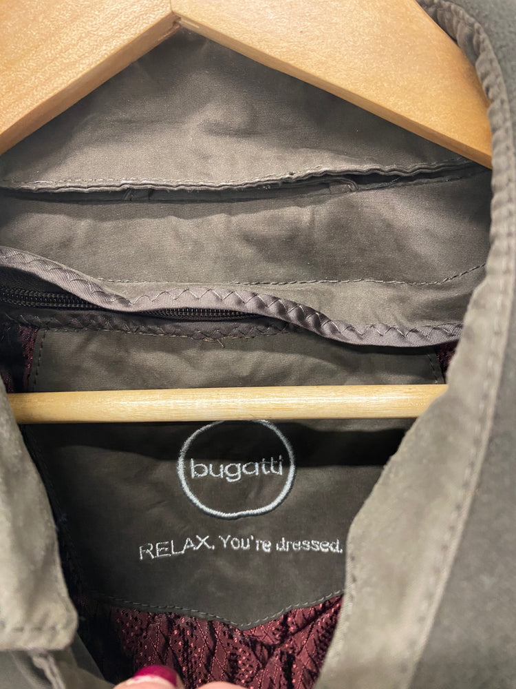 Fabulous Bugatti Overcoat 42R Olive Brown raincoat classic JP001