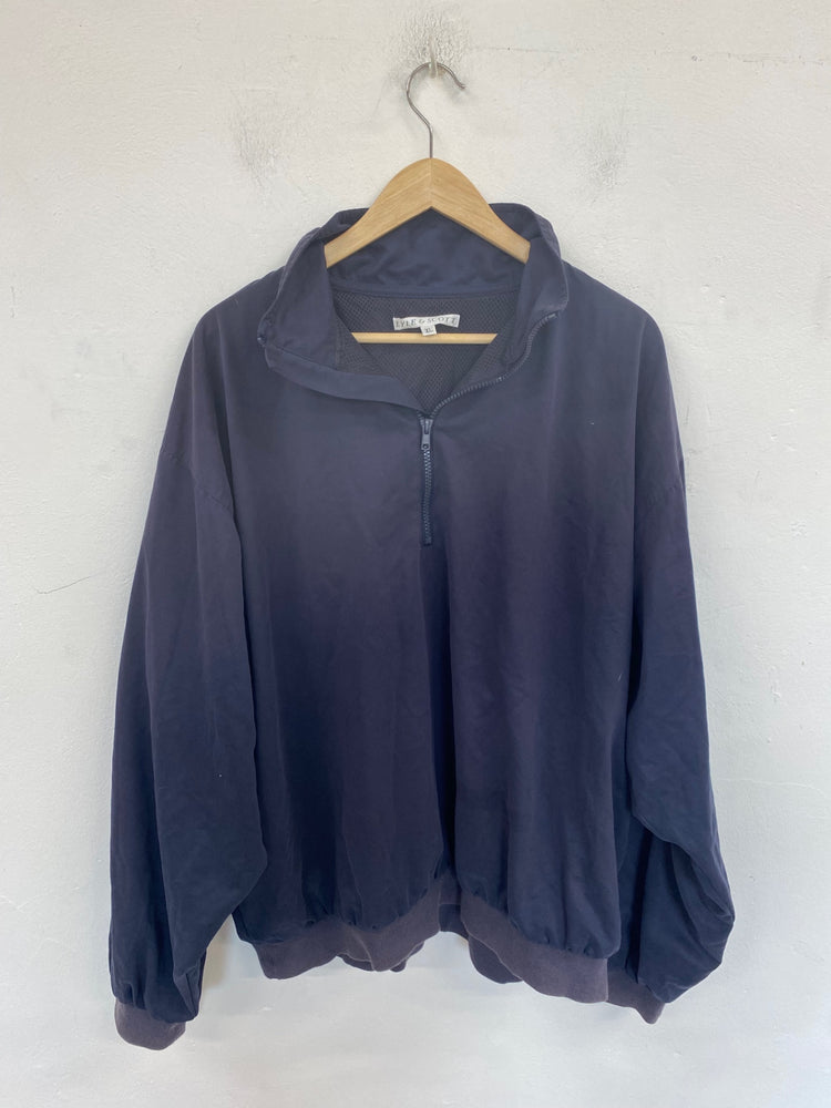 Classic Lyle & Scott Pullover Jacket UK XL Navy KM001