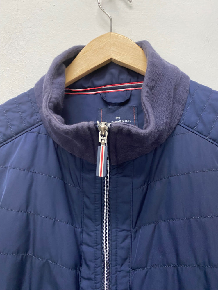 Fabulous Blue Harbour for M&S Casual Jacket UK XXL Navy Blue Golf SL001