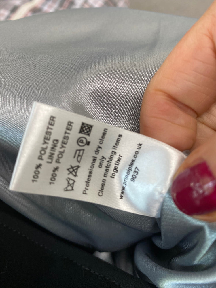 Fabulous Principles Blazer Uk8 Black formal smart work BT001