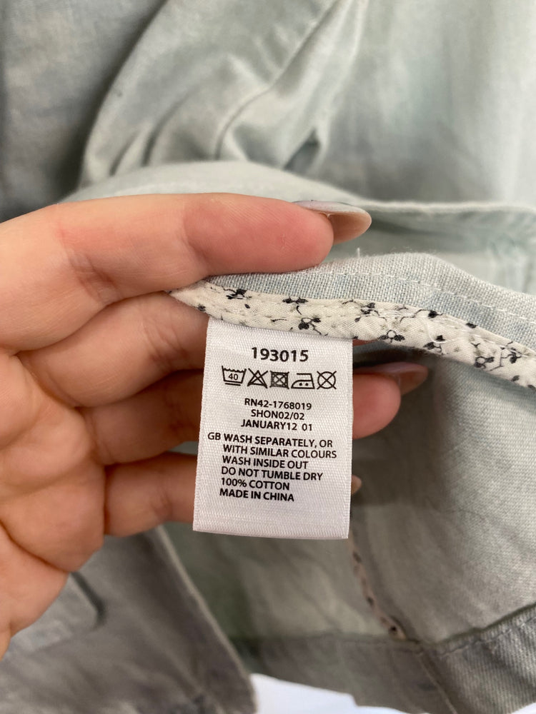 Fabulous MONSOON Denim Jacket UK8 Light Turquoise BT001