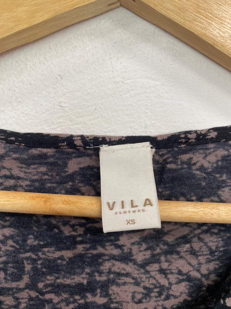 Fabulous Vila Mini Dress UK XS Black Multi BT001