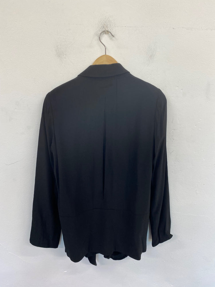 Fabulous REISS Lissy Oversize Blazer UK XS Black BT001