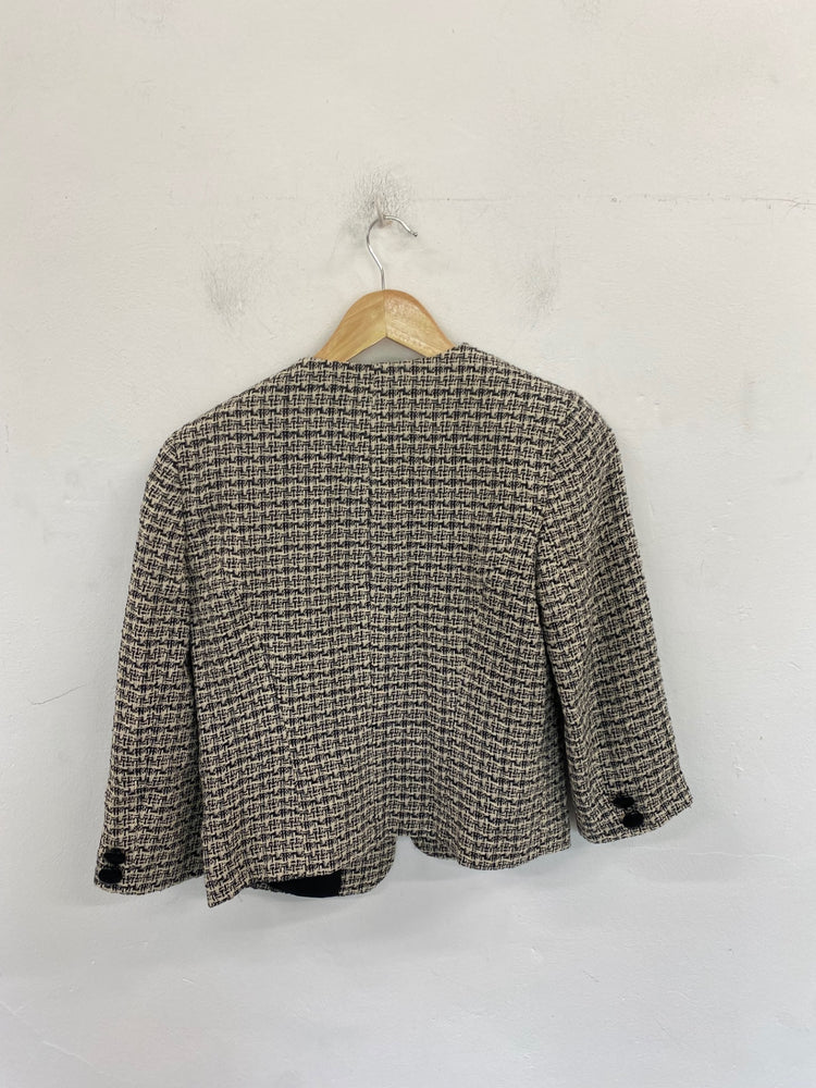 Fabulous TU Blazer UK8 Black & Beige BT001