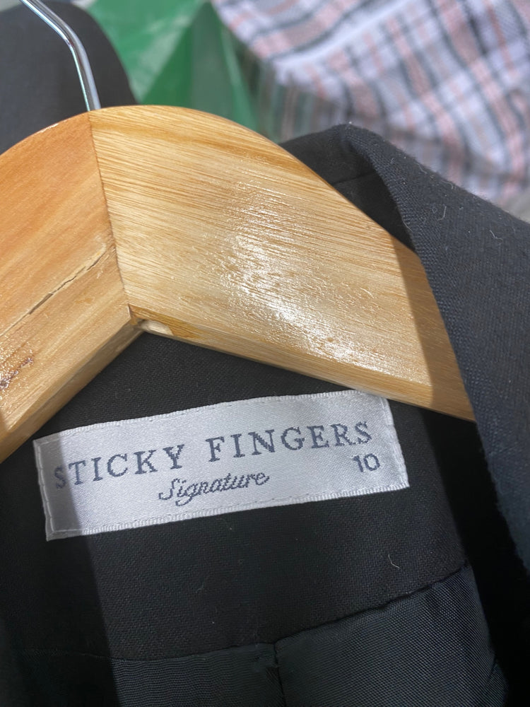 Fabulous Sticky Fingers Blazer UK10 Black Formal smart BT001