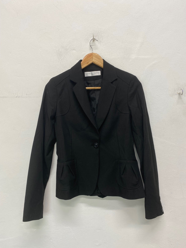 Fabulous Sticky Fingers Blazer UK10 Black Formal smart BT001