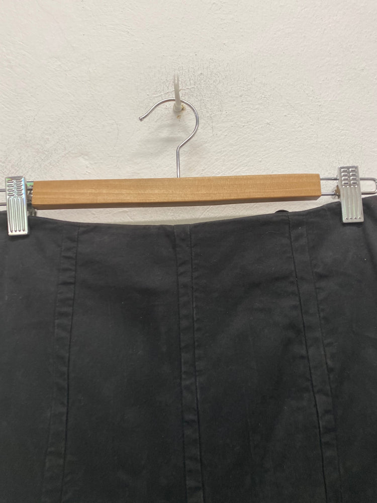 Fabulous vintage Y2K Nicole Farhi boho Maxi Skirt Uk8 Black BT001