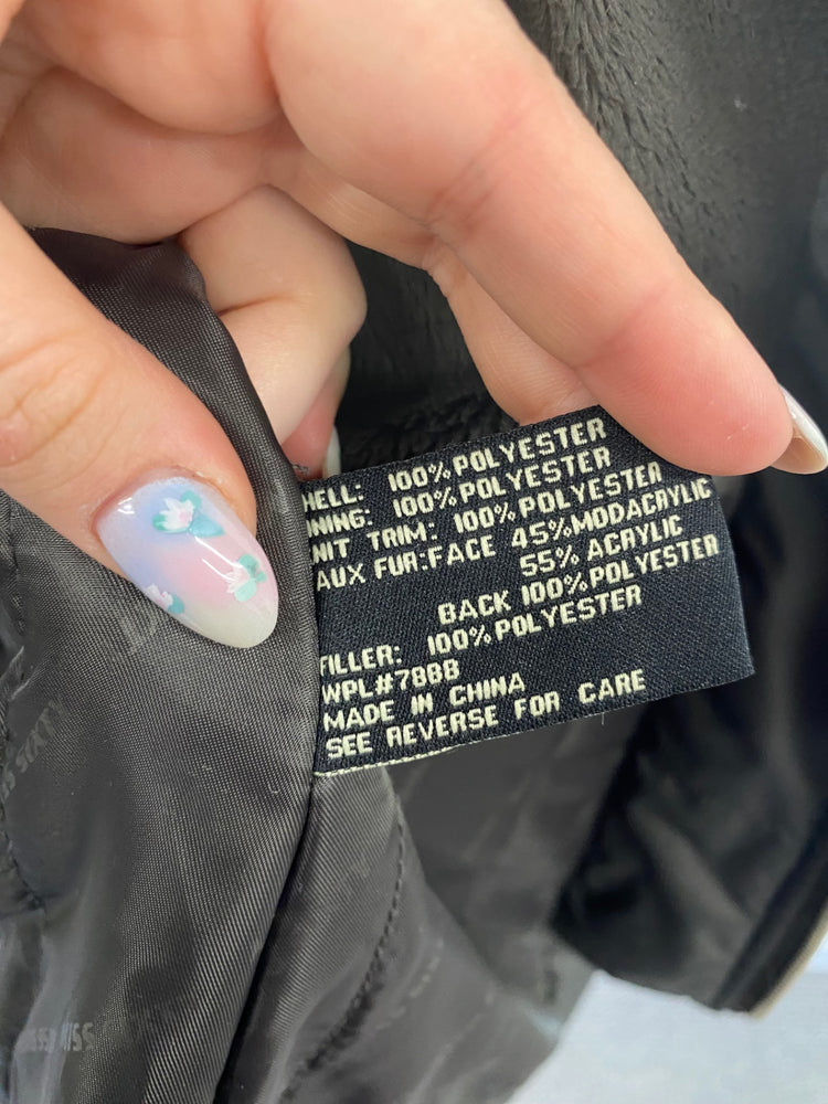 Fabulous Miss Sixty Parka UK XS Black BT001