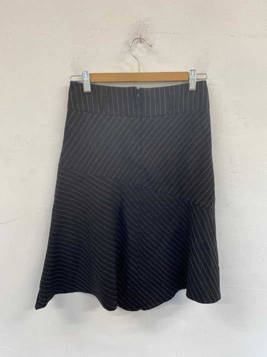 Fabulous Kylie Midi Skirt 12yrs Black Pinstripe BT001