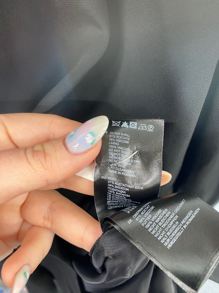 Fabulous REISS Lissy Oversize Blazer UK XS Black BT001