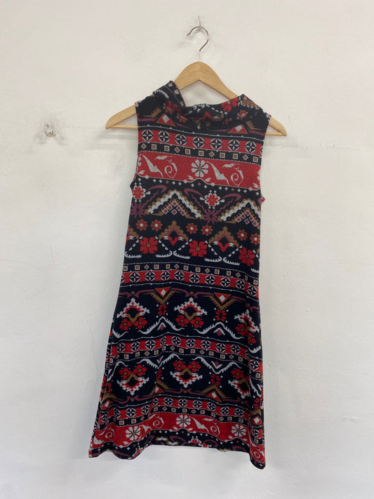 Fabulous Pam & Arch London Mini Dress UK10 Black Multi BT001