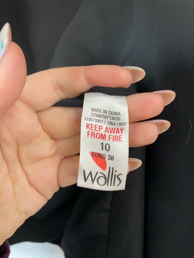 Fabulous Wallis Loose Fit Blazer UK10 Black BT001