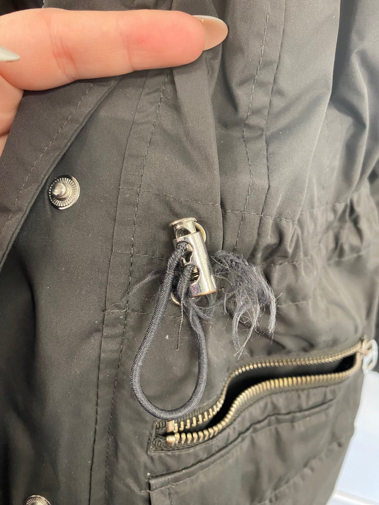 Fabulous Miss Sixty Parka UK XS Black BT001