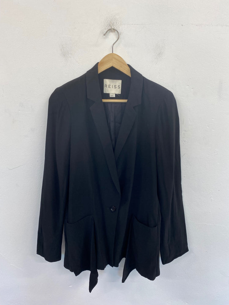 Fabulous REISS Lissy Oversize Blazer UK XS Black BT001