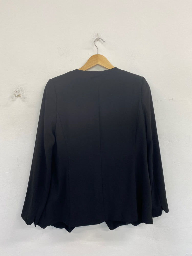 Fabulous Wallis Loose Fit Blazer UK10 Black BT001