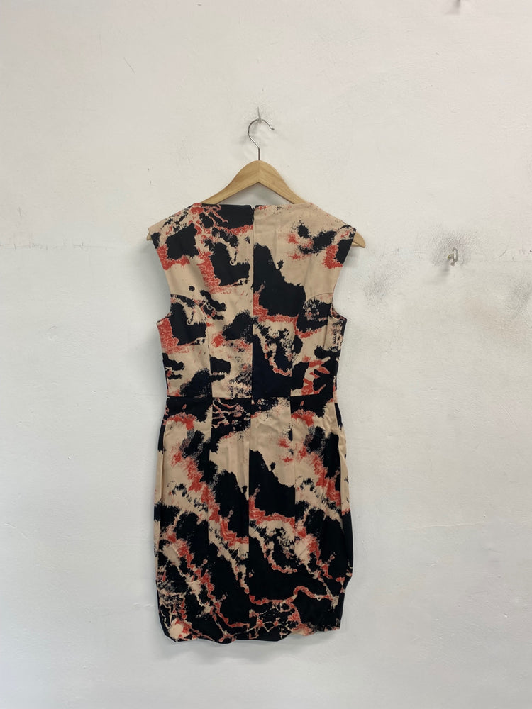 Fabulous French Connection Mini Dress UK10 Black Multi BT001