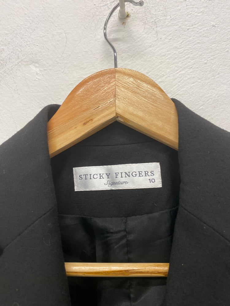 Fabulous Sticky Fingers Blazer UK10 Black Formal smart BT001