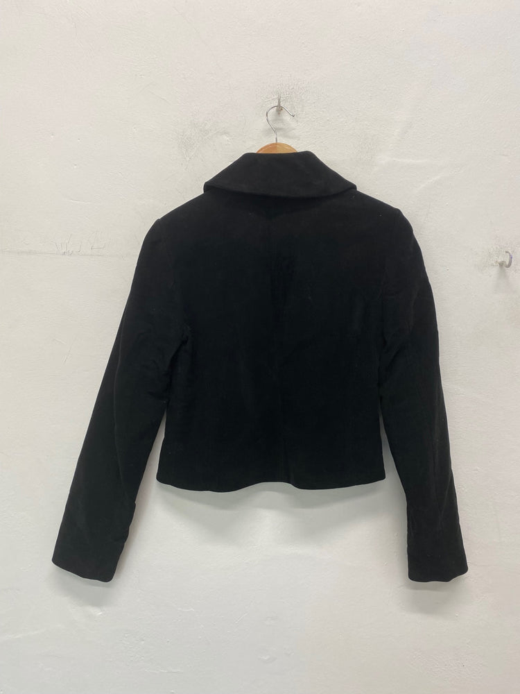 Fabulous Red Herring Blazer Uk8 Black fitted formal BT001