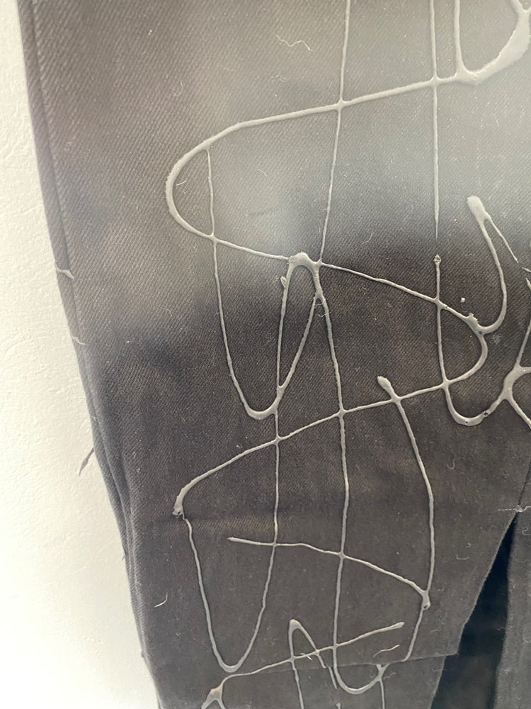 Y2K Vintage Jacqui Burke Midi Skirt UK S Black BT001