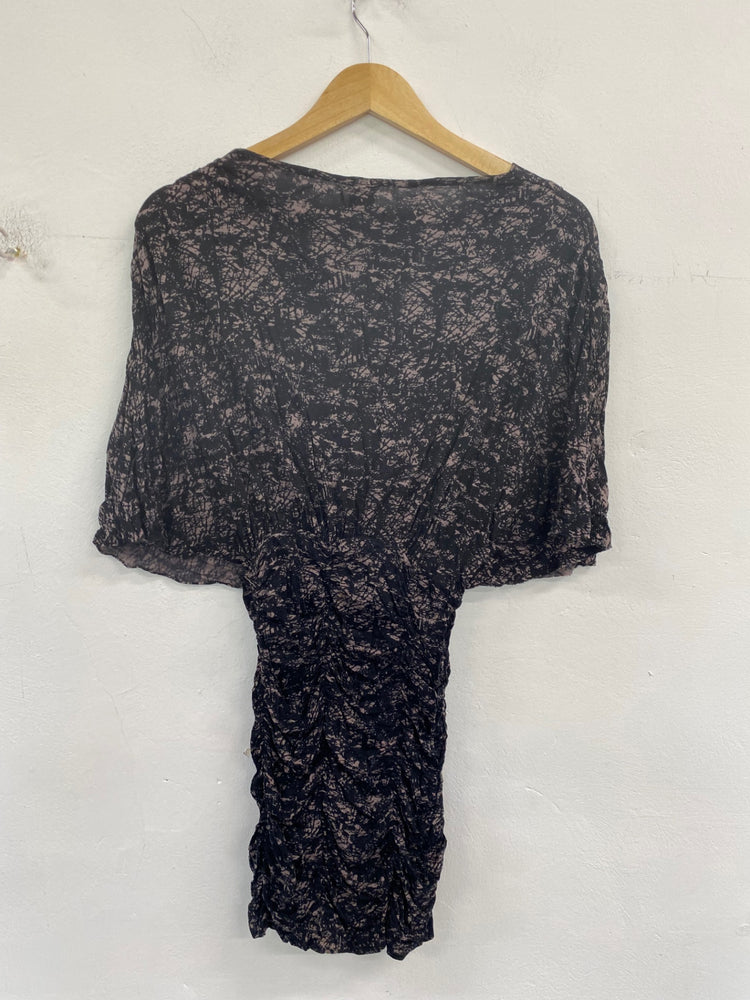 Fabulous Vila Mini Dress UK XS Black Multi BT001