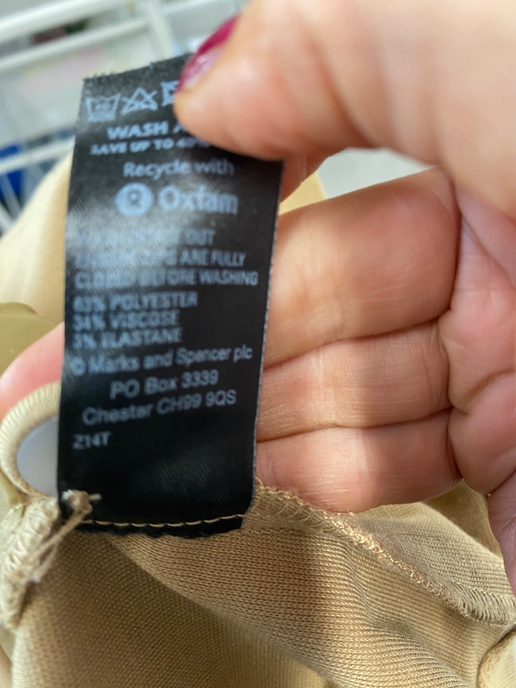 Fabulous Limited Collection Mini dress retro caramel UK10 1960’s BT001