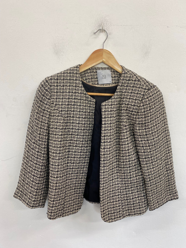 Fabulous TU Blazer UK8 Black & Beige BT001