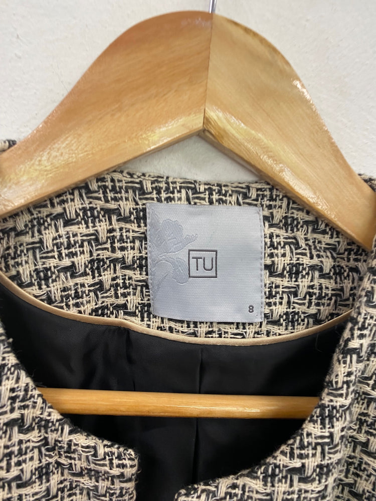 Fabulous TU Blazer UK8 Black & Beige BT001