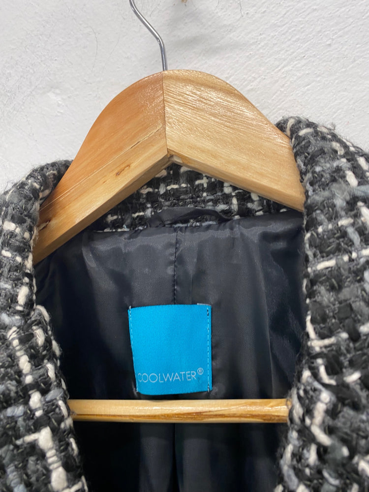 Fabulous German Coolwater Blazer UK10 Black & White BT001