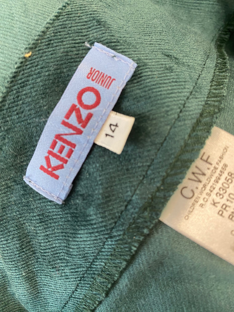 Fabulous Kenzo Junior Pencil Skirt Age 14 Dark green vintage Y2K BT001