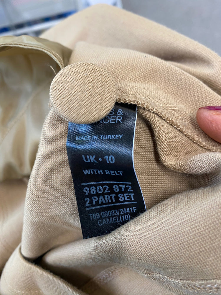 Fabulous Limited Collection Mini dress retro caramel UK10 1960’s BT001