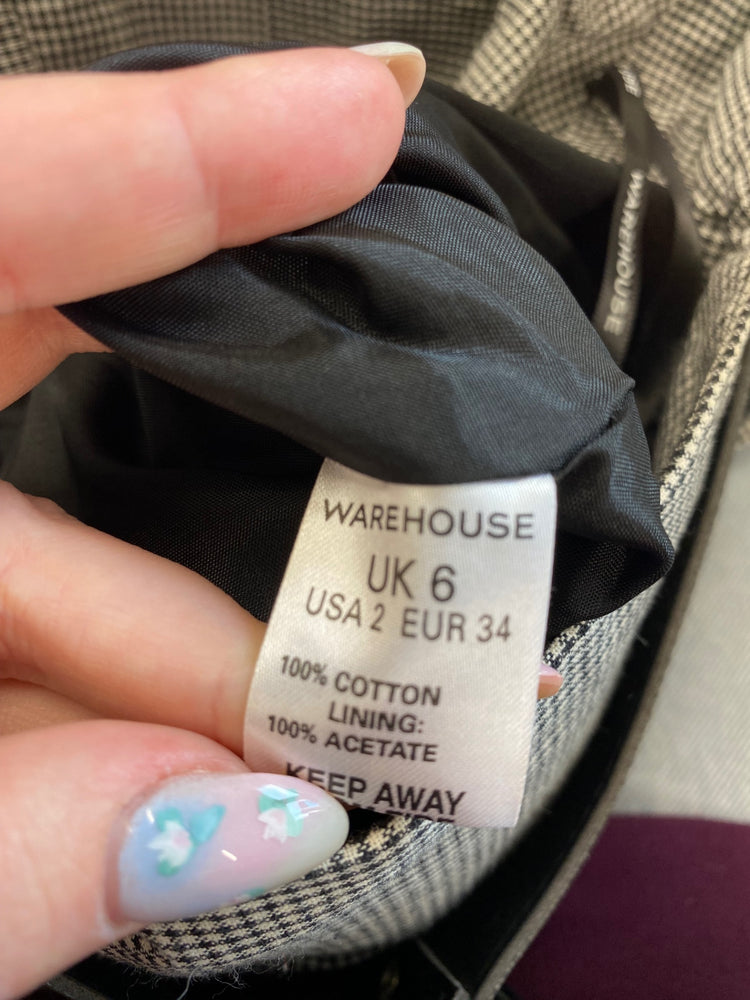 Fabulous Warehouse Skirt UK6 Black & White BT001