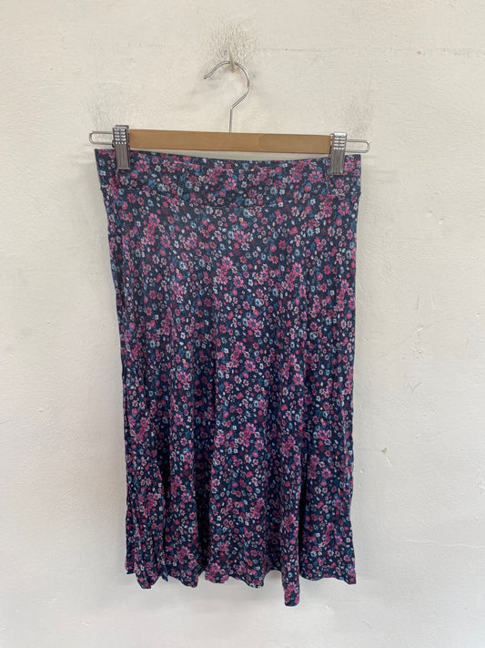 Fabulous Boho F&F Mini Skirt UK6 Navy & Pink BT001