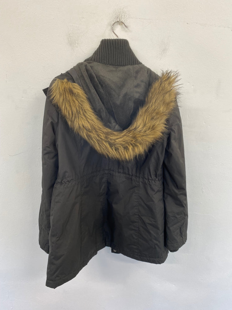 Fabulous Miss Sixty Parka UK XS Black BT001