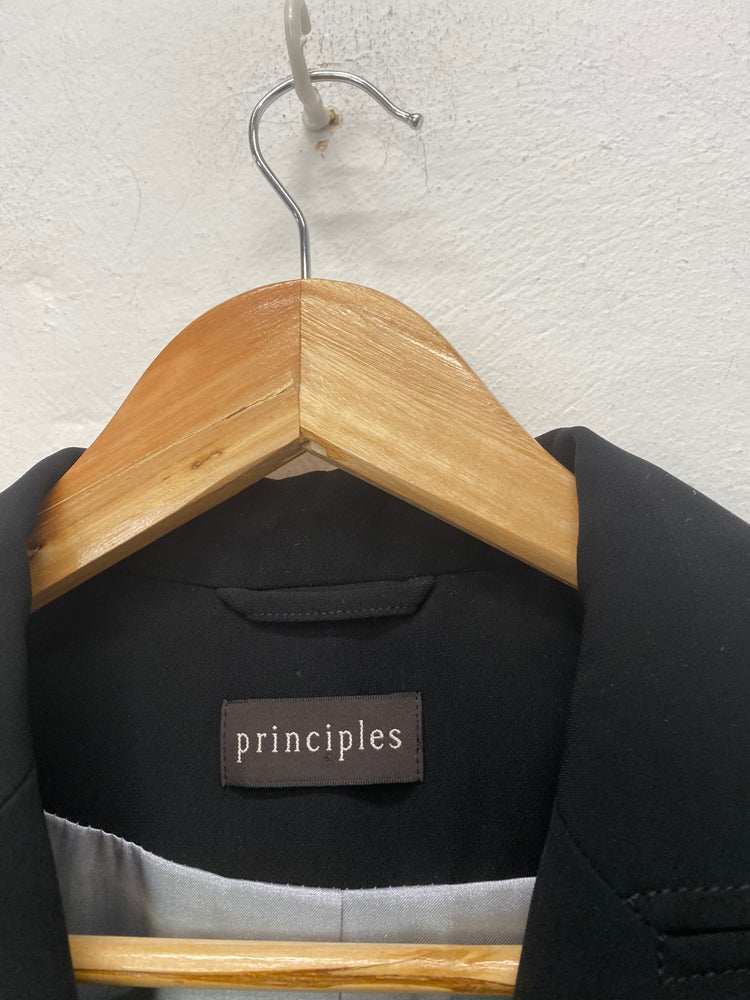 Fabulous Principles Blazer Uk8 Black formal smart work BT001