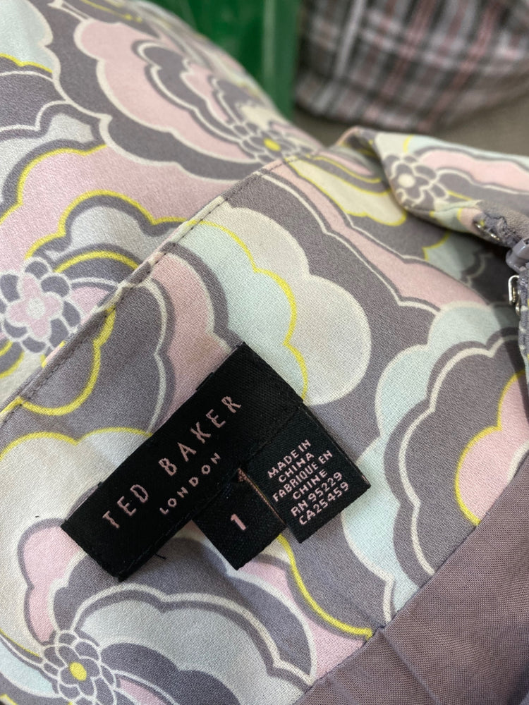 Fabulous Ted Baker A Line Skirt Uk8 Mauve vintage Y2K BT001