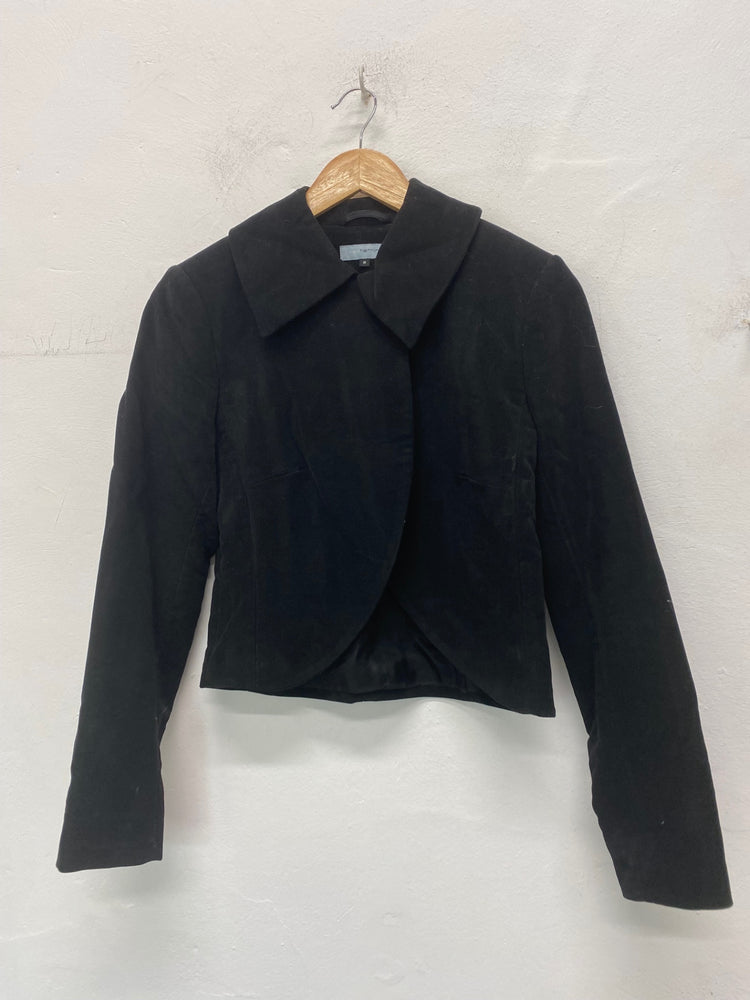 Fabulous Red Herring Blazer Uk8 Black fitted formal BT001