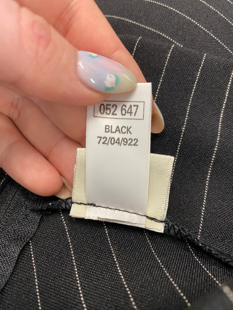 Fabulous Kylie Midi Skirt 12yrs Black Pinstripe BT001