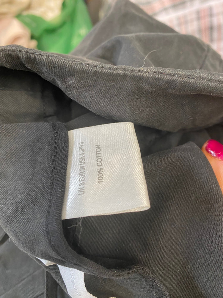 Fabulous vintage Y2K Nicole Farhi boho Maxi Skirt Uk8 Black BT001