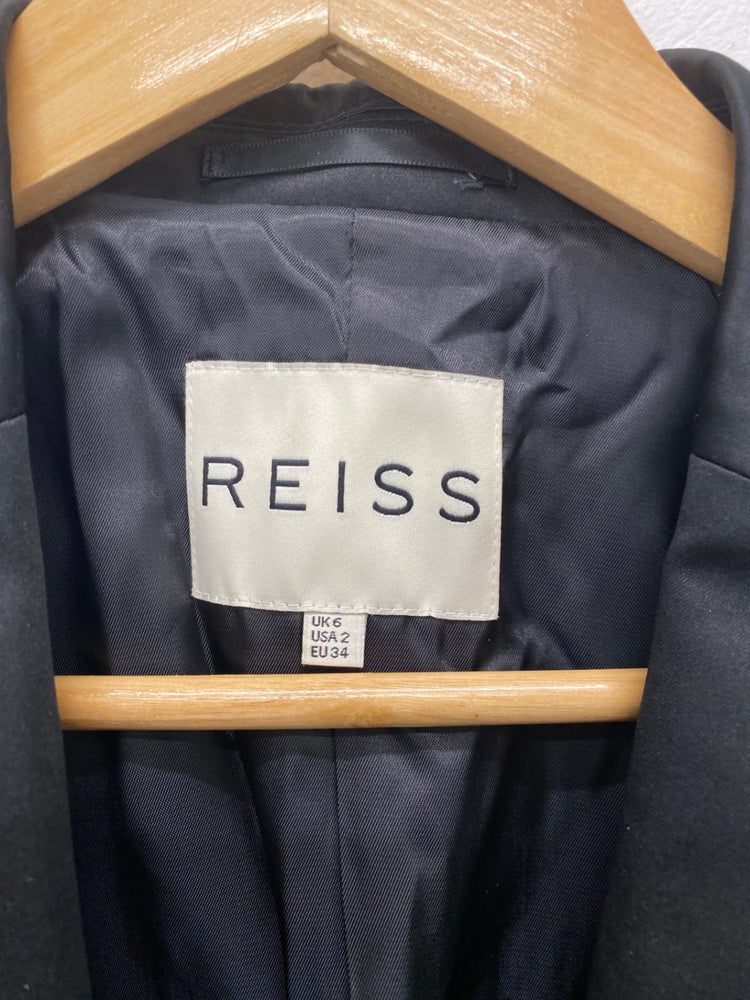 Fabulous REISS Honor Blazer UK6 Black & Pink BT001