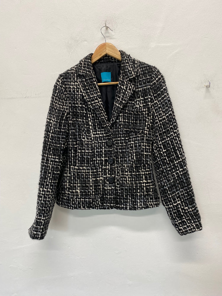 Fabulous German Coolwater Blazer UK10 Black & White BT001
