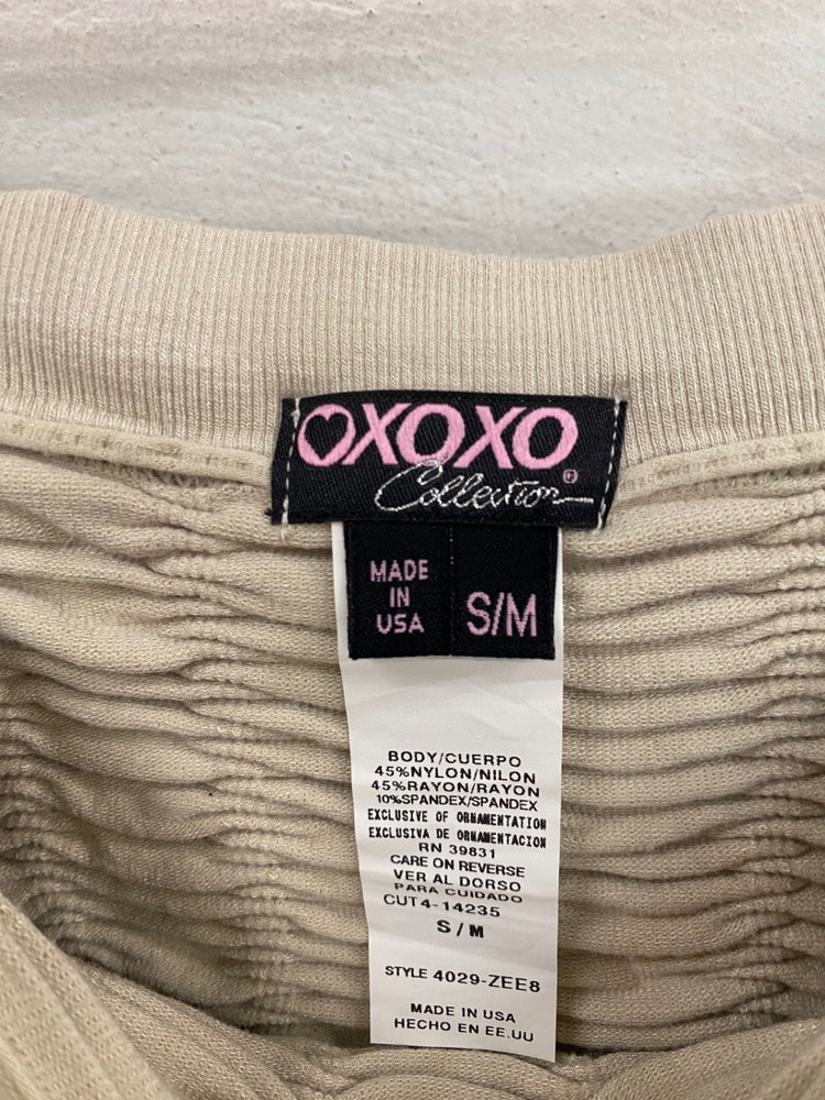 Boho Chic Xoxo Collection Top UK S-M Beige BT001