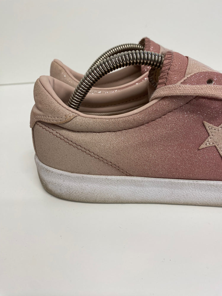 Fabulous Converse Ombré Rose Glitter Sneakers Uk8 Pink shimmer LK006