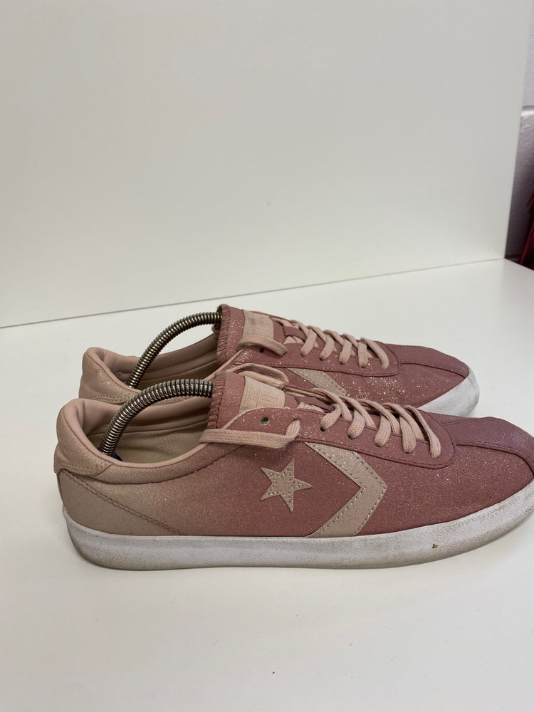 Fabulous Converse Ombré Rose Glitter Sneakers Uk8 Pink shimmer LK006